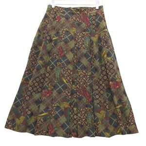 Basler Multicolor Patterned Maxi Skirt